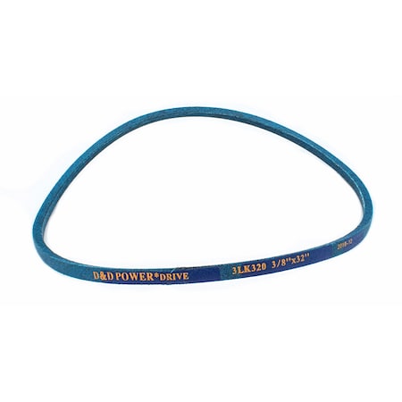 D&D 3LK320 32" Outside Length, 3/8" Top Width, 1 Ribs 3LK320